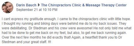 Chiropractic Silverdale WA The Chiropractors Clinic & Massage Therapy Center Patient Testimonial